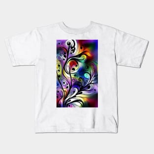 Flower Silhouette Kids T-Shirt